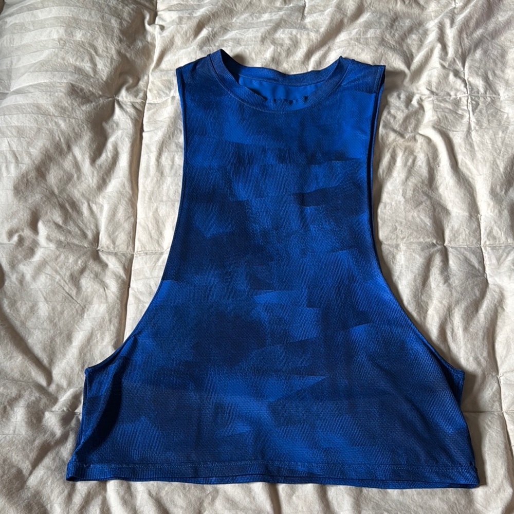 Blue Sleeveless Top Medium